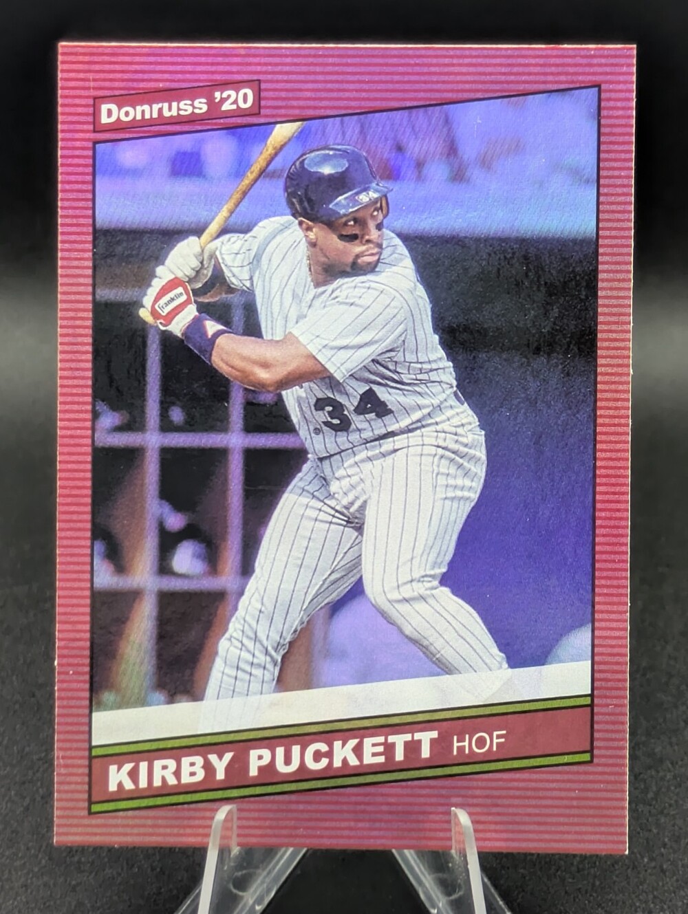 2020 Panini Donruss - Retro 1986 Kirby Puckett #217 Holo Red Twins Hall of Fame